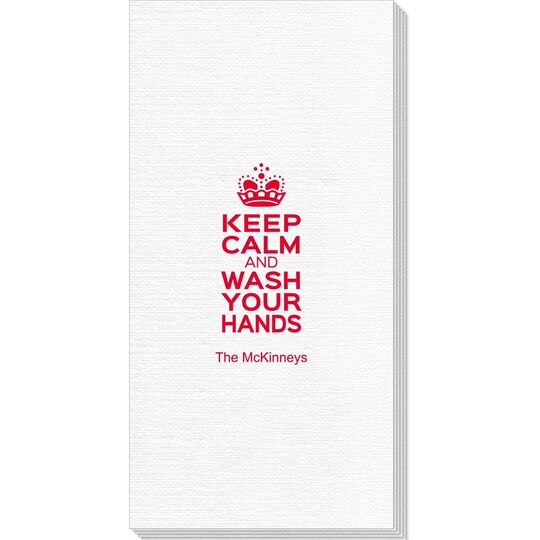Keep Calm and Wash Your Hands Deville Guest Towels
